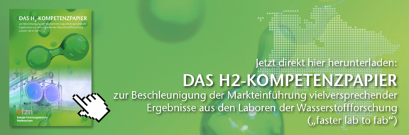Jetzt direkt herunterladen: DAS H2-KOMPETENZPAPIER zur Beschleunigung der Markteinführung vielversprechender Ergebnisse aus den Laboren der Wasserstoffforschung („faster lab to fab“)